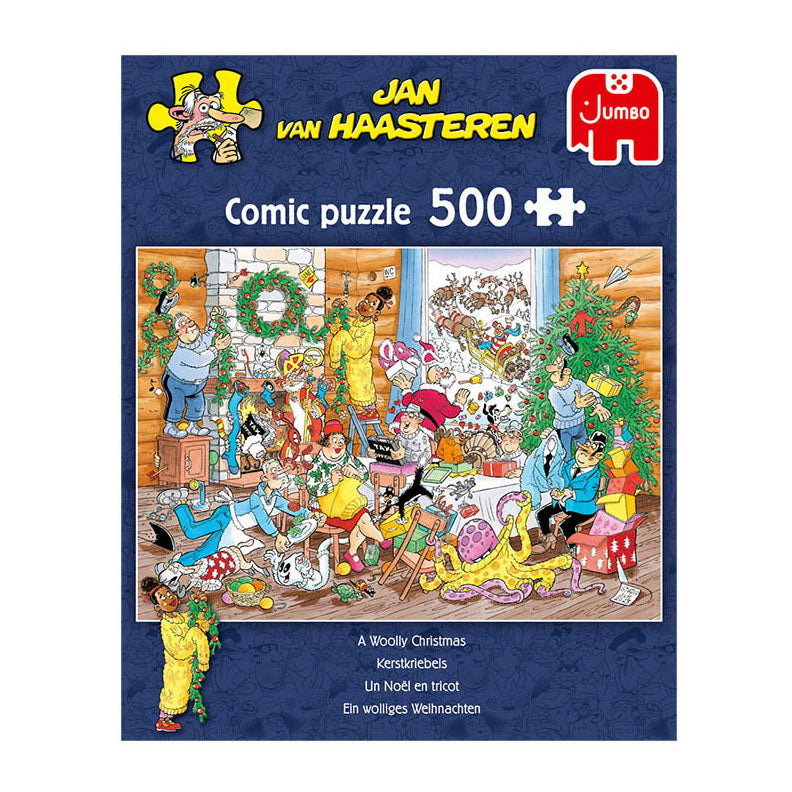 Load image into Gallery viewer, Jan van Haasteren Legpuzzel Kerstkriebels, 500st.