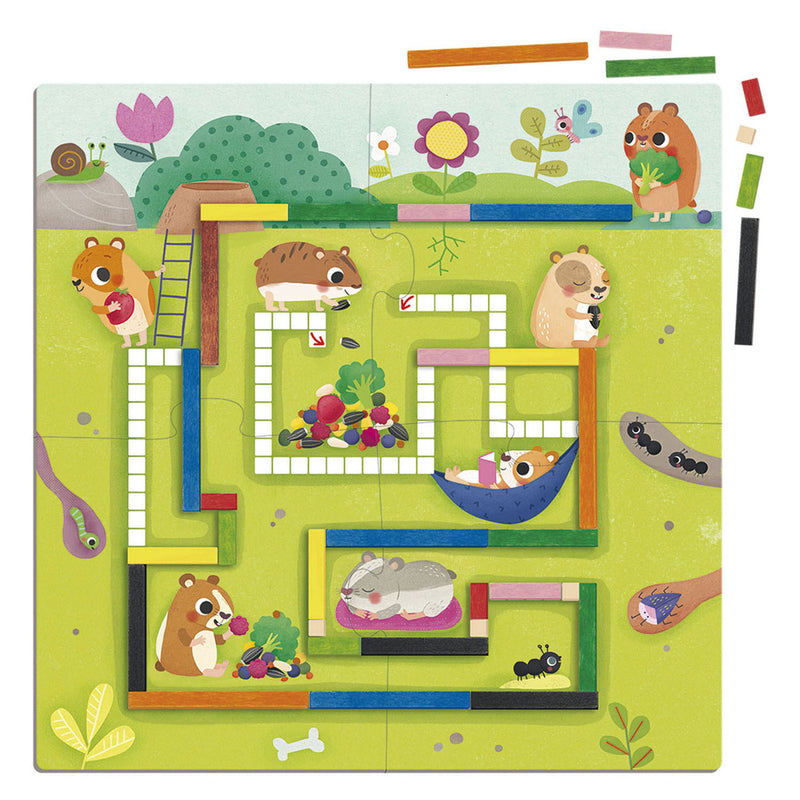 Afbeelding laden in galerijviewer, Goula jumbo hamsters 1 tot 10 educatief rekenspel
