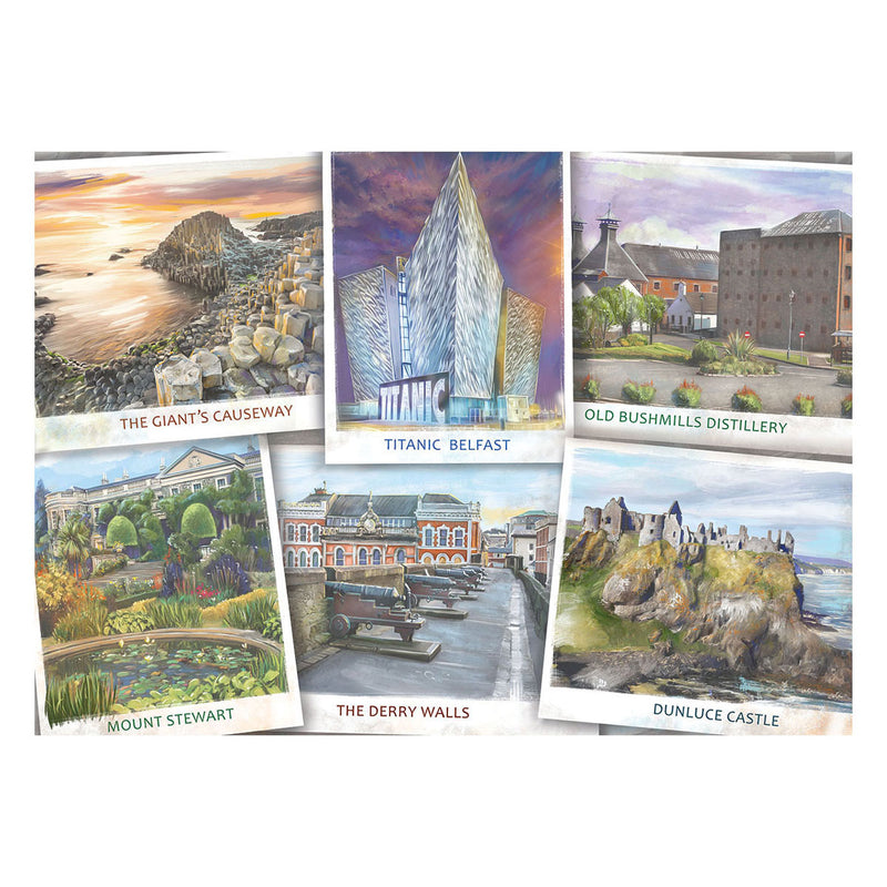 Load image into Gallery viewer, Jumbo falcon legpuzzel - visit northern ireland, 1000st.