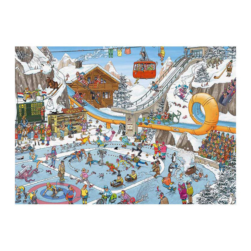 Load image into Gallery viewer, Jan van haasteren legpuzzel - winterspelen, 1000st.