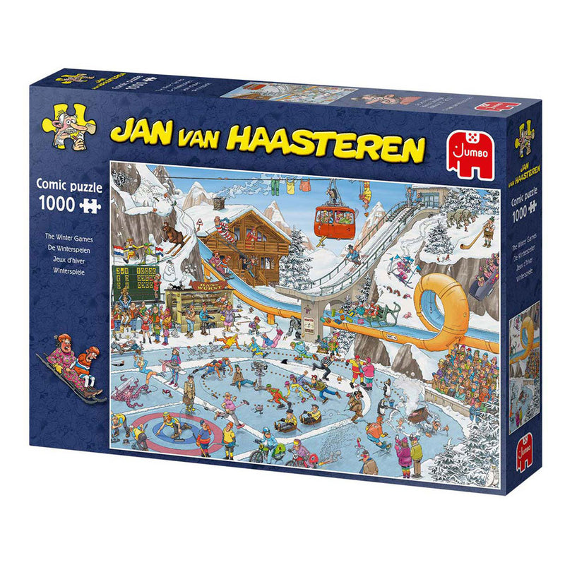 Load image into Gallery viewer, Jan van haasteren legpuzzel - winterspelen, 1000st.