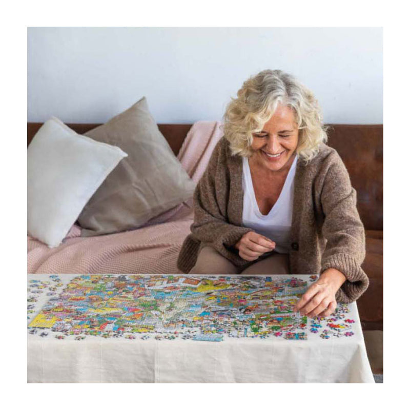 Load image into Gallery viewer, Jumbo jan van haasteren legpuzzel - de sluizen, 1000st.