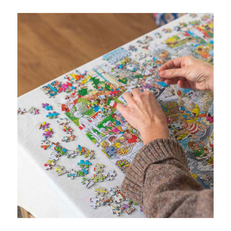 Load image into Gallery viewer, Jumbo jan van haasteren legpuzzel - vrijdag de 13e, 1000st.