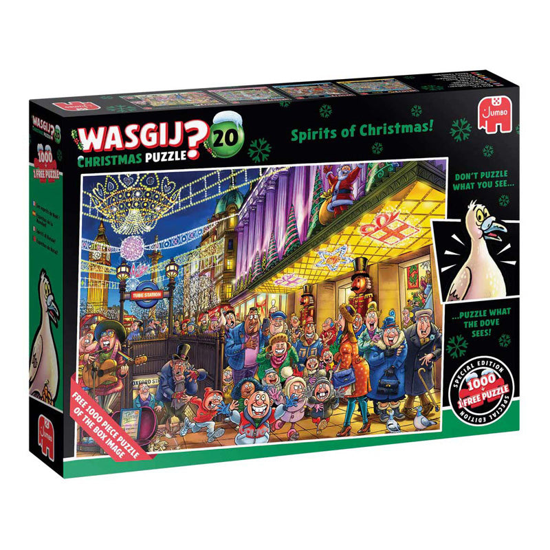 ギャラリービューアに画像をロードする, Jumbo wasgij christmas 20 - de geesten van kerstmis!, 2x 1000st.