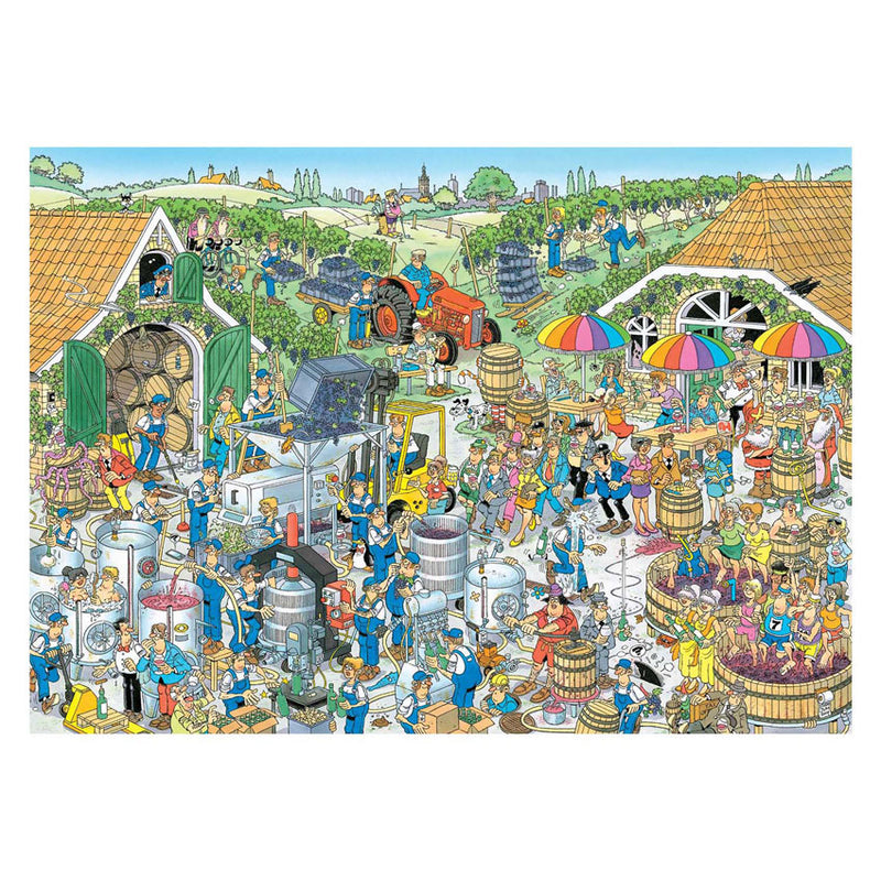Load image into Gallery viewer, Jumbo jan van haasteren legpuzzel - de wijnmakerij, 1000st.