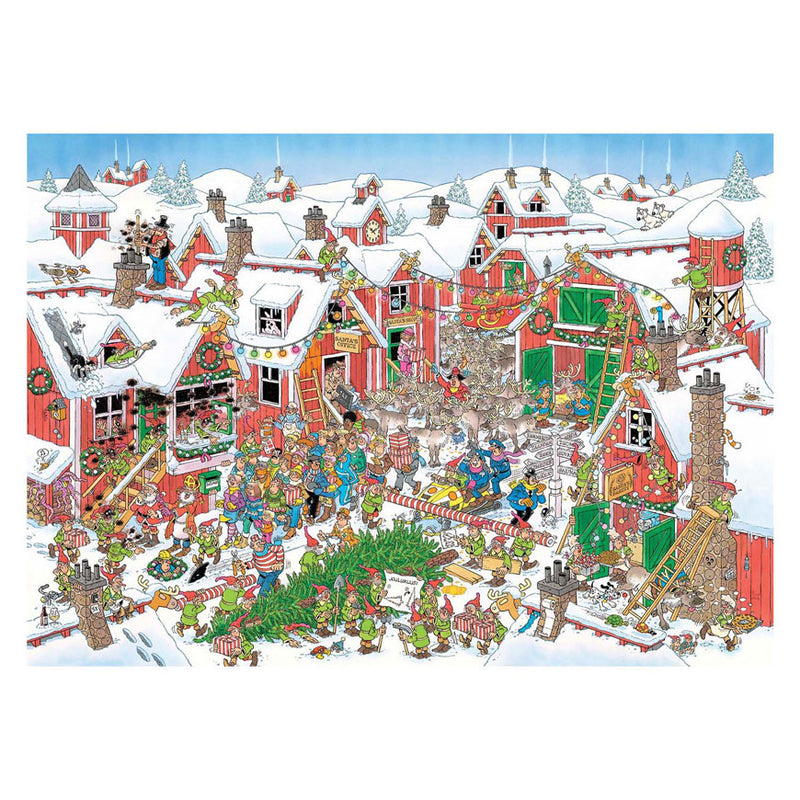 Load image into Gallery viewer, Jumbo jan van haasteren legpuzzel - het dorp van de kerstman, 1000st.