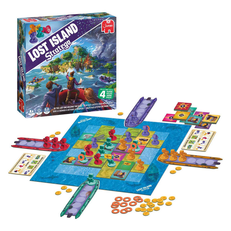 Afbeelding laden in galerijviewer, Stratego jumbo lost island bordspel