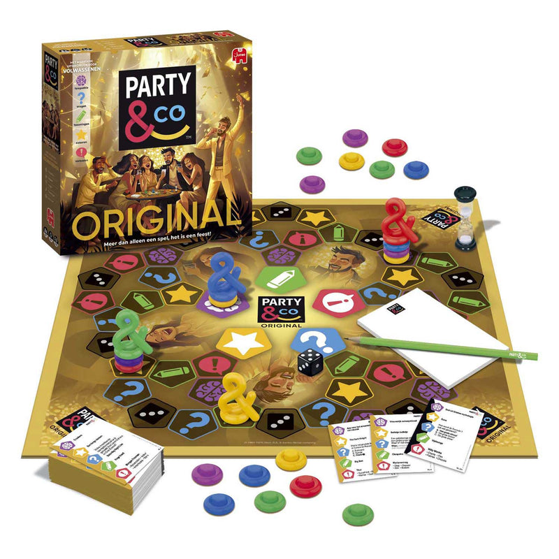 Afbeelding laden in galerijviewer, Jumbo party co. - original - vanaf 14 jaar - bordspel - partygame - actiespel