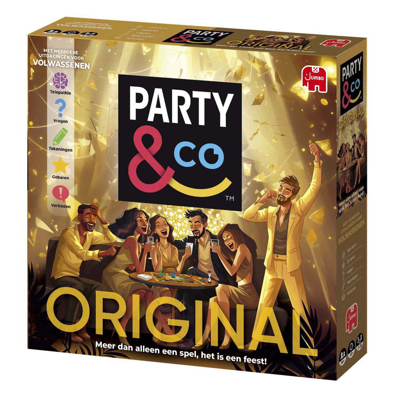 Afbeelding laden in galerijviewer, Jumbo party co. - original - vanaf 14 jaar - bordspel - partygame - actiespel