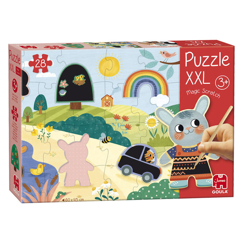 Chargez l'image dans la visionneuse de la galerie, Jumbo goula puzzel xxl magische kraspuzzel - 27st.