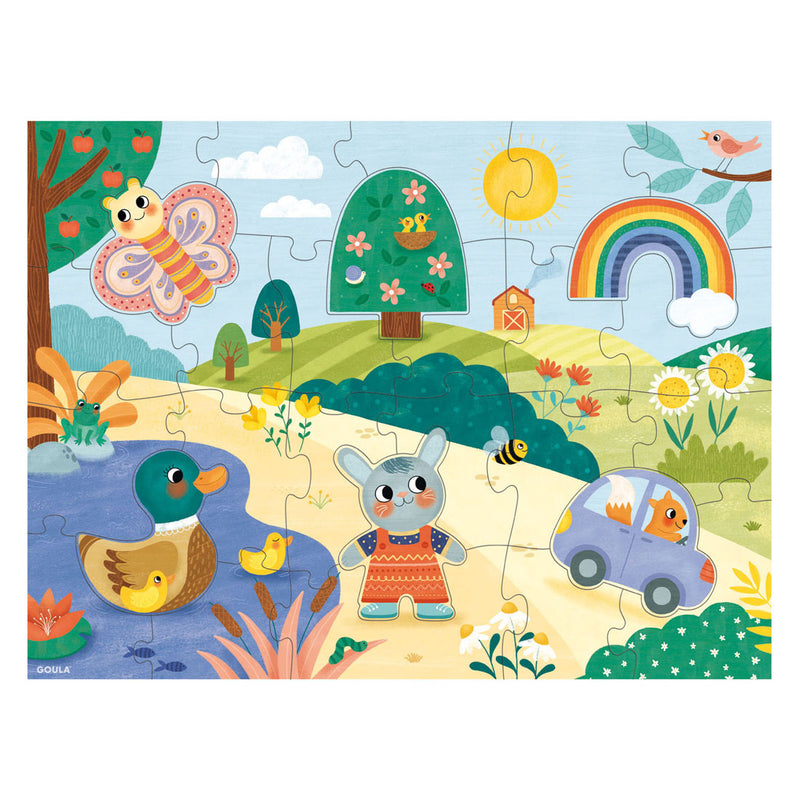 Chargez l'image dans la visionneuse de la galerie, Jumbo goula puzzel xxl magische kraspuzzel - 27st.