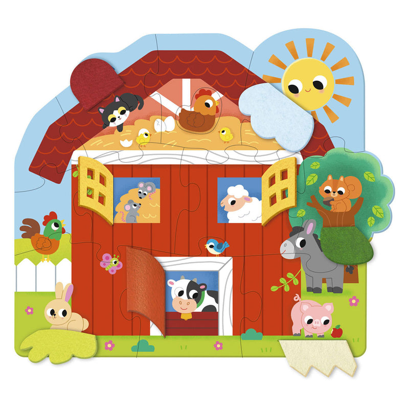 Afbeelding laden in galerijviewer, Jumbo goula puzzel xxl surprise farm - 12st.