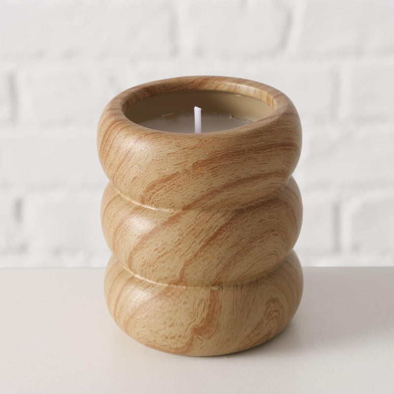 Afbeelding laden in galerijviewer, Boltze home kaars in pot leano dolomiet h7,5xø6,5cm