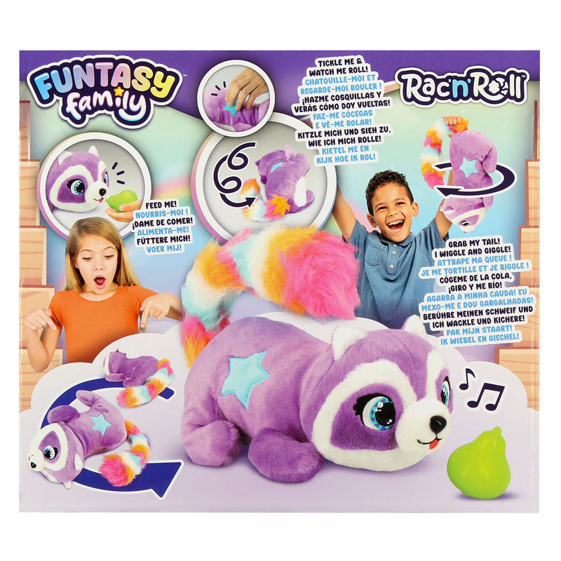 Afbeelding laden in galerijviewer, Funtasy family jumbo rac'n'roll interactieve rollende knuffel