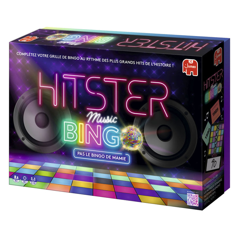 Afbeelding laden in galerijviewer, Hitster jumbo bingo gezelschapsspel