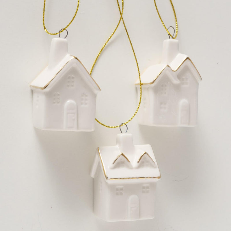 ギャラリービューアに画像をロードする, Boltze home kersthanger huis 3-dlg porselein