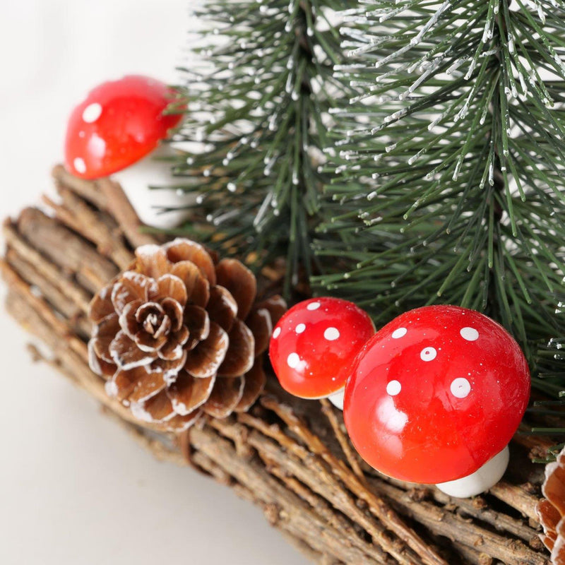 Laden Sie das Bild in Galerie -Viewer, Boltze home kersttafereel met kerstbomen h17cm