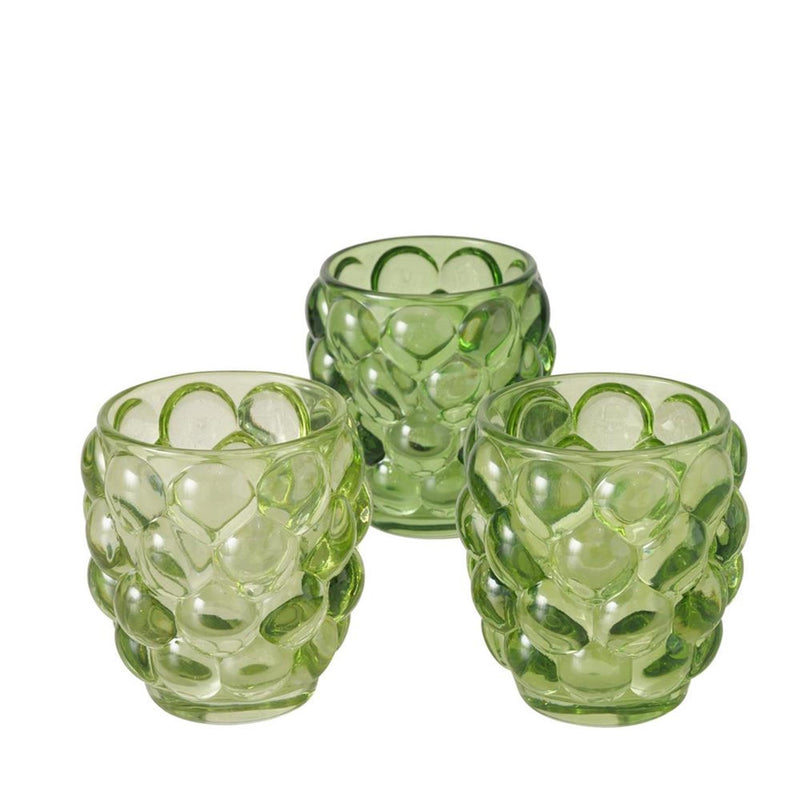 Load image into Gallery viewer, Boltze home windlicht bubbla glas groen