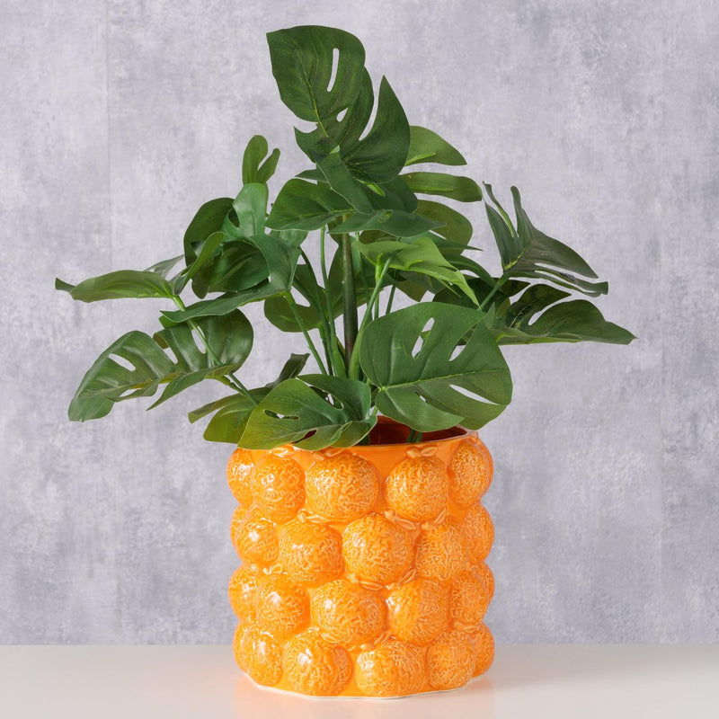 Laden Sie das Bild in Galerie -Viewer, Boltze home bloempot sinaasappel h15cm