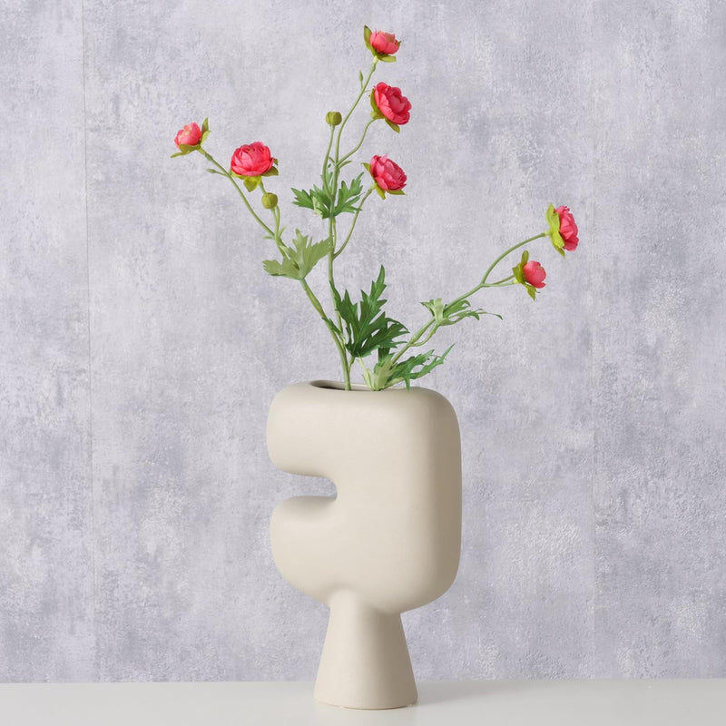 Load image into Gallery viewer, Boltze home vaas pasu h22,8cm beige