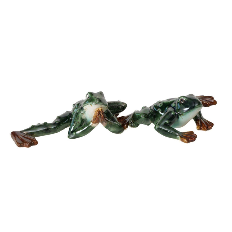 Afbeelding laden in galerijviewer, Boltze home beeldje beeld kikker frido 20x13x6,5cm