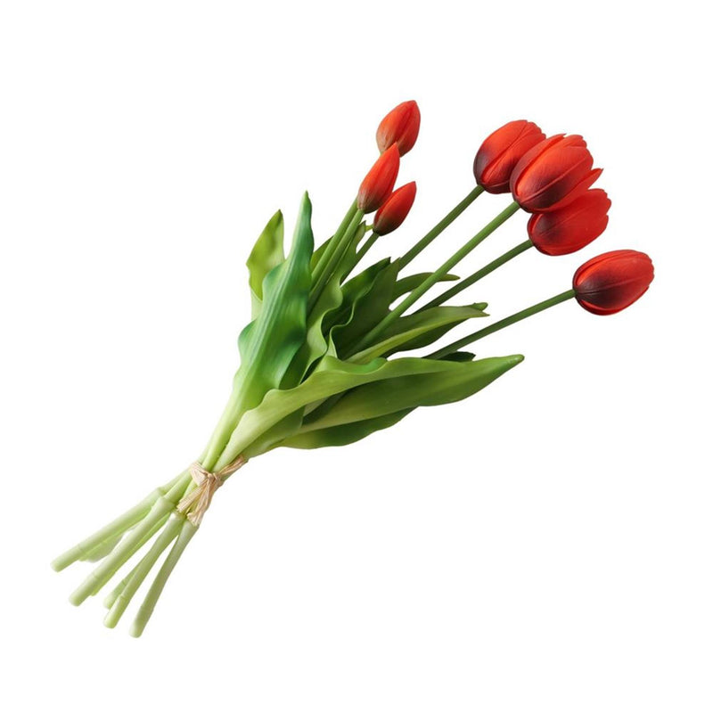 Cargue la imagen en el visor de la galería, Boltze home kunstbloemen tulp 40cm rood
