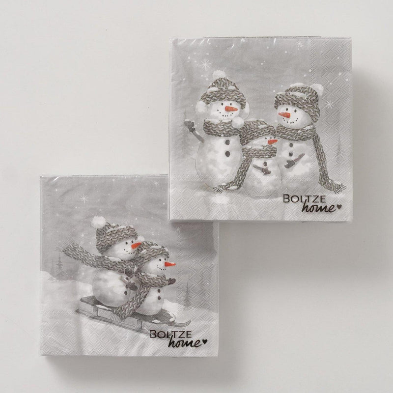 Afbeelding laden in galerijviewer, Boltze home servetten frosty pak a 20 16,5x16,5x3cm