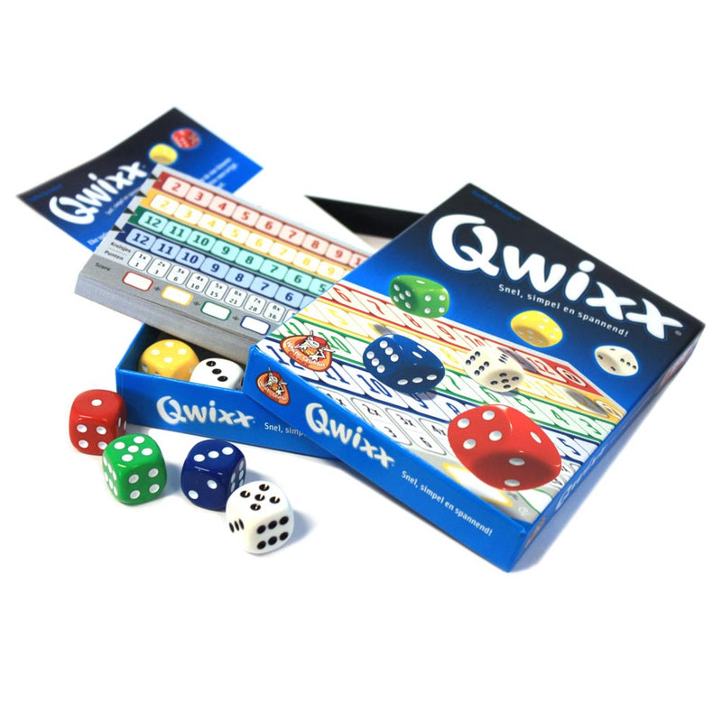 ギャラリービューアに画像をロードする, White goblin games qwixx dobbelspel (nederlands, 2 - 5 spelers, 15 minuten, vanaf 8 jaar)