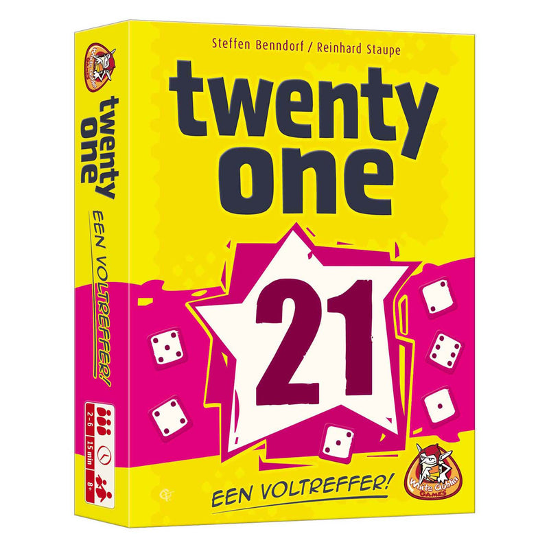 Load image into Gallery viewer, White goblin games twenty one 21 dobbelspel