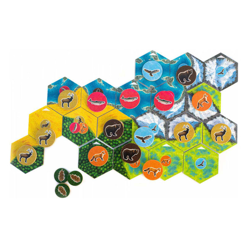 Load image into Gallery viewer, White goblin games cascadia bordspel (nederlands, 1 - 4 spelers, 45 minuten, vanaf 10 jaar)