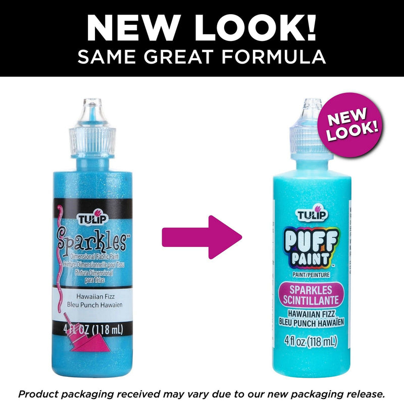 Load image into Gallery viewer, Tulip • dimensional fabric paint sparkles hawaiian fizz 118ml