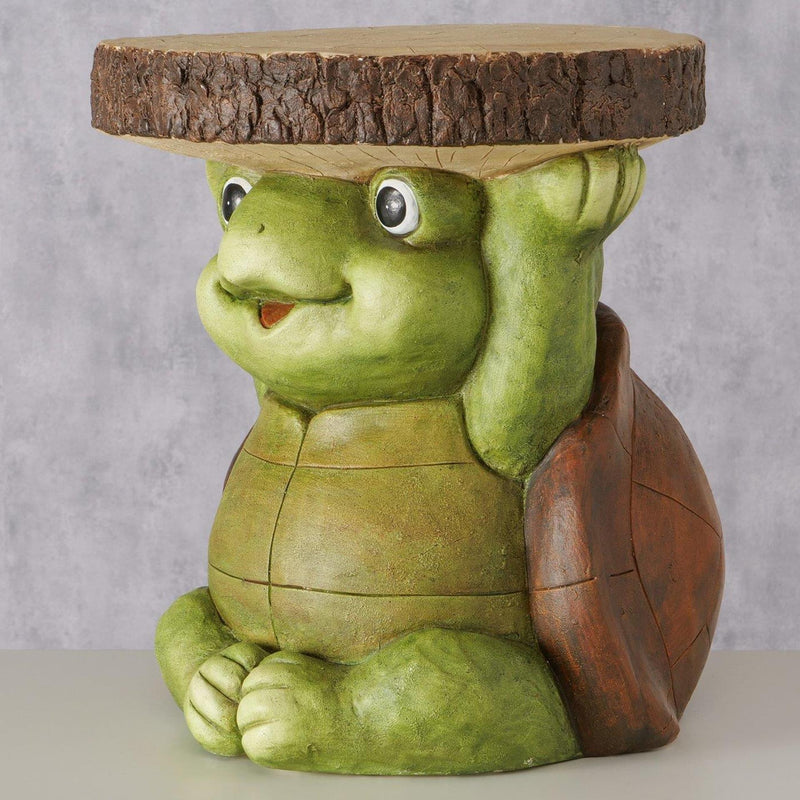 Afbeelding laden in galerijviewer, Boltze home bijzettafel toodsie schildpad 37x36x40,5cm keramiek
