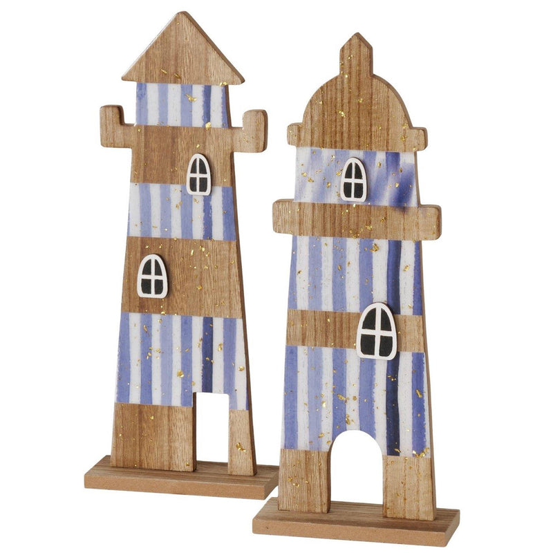 Load image into Gallery viewer, Boltze home deco vuurtoren 12x5x31cm