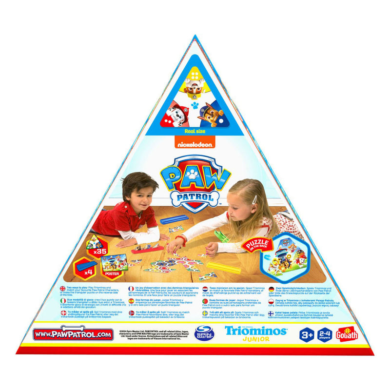 Afbeelding laden in galerijviewer, Goliath triominos junior paw patrol - bordspel - kinderspel - speel triominos met jouw favoriete paw patrol personage.
