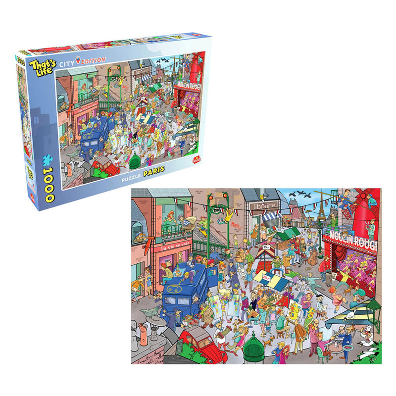 Afbeelding laden in galerijviewer, Goliath golitath that's life city edition: parijs legpuzzel - 1000st.