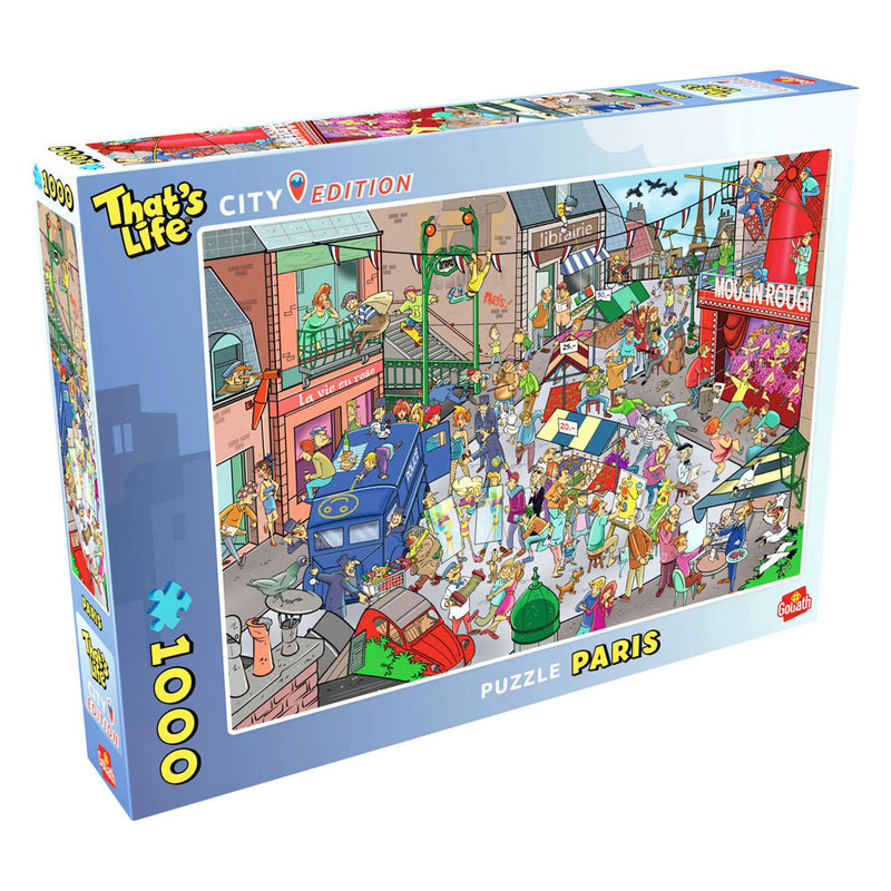 Afbeelding laden in galerijviewer, Goliath golitath that's life city edition: parijs legpuzzel - 1000st.