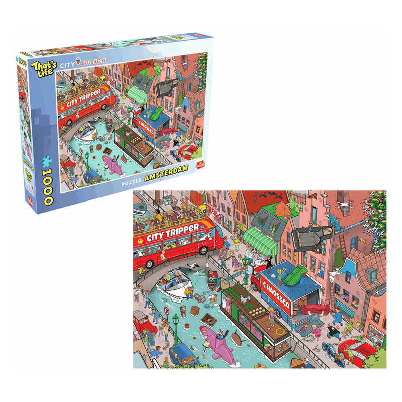 Chargez l'image dans la visionneuse de la galerie, Goliath that's life city edition: amsterdam legpuzzel - 1000st.