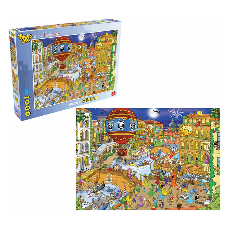 Afbeelding laden in galerijviewer, Goliath that's life city edition: venice legpuzzel - 1000st.