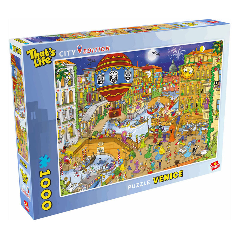 Afbeelding laden in galerijviewer, Goliath that's life city edition: venice legpuzzel - 1000st.