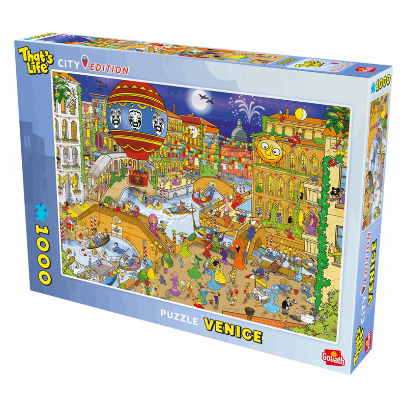 Afbeelding laden in galerijviewer, Goliath that's life city edition: venice legpuzzel - 1000st.