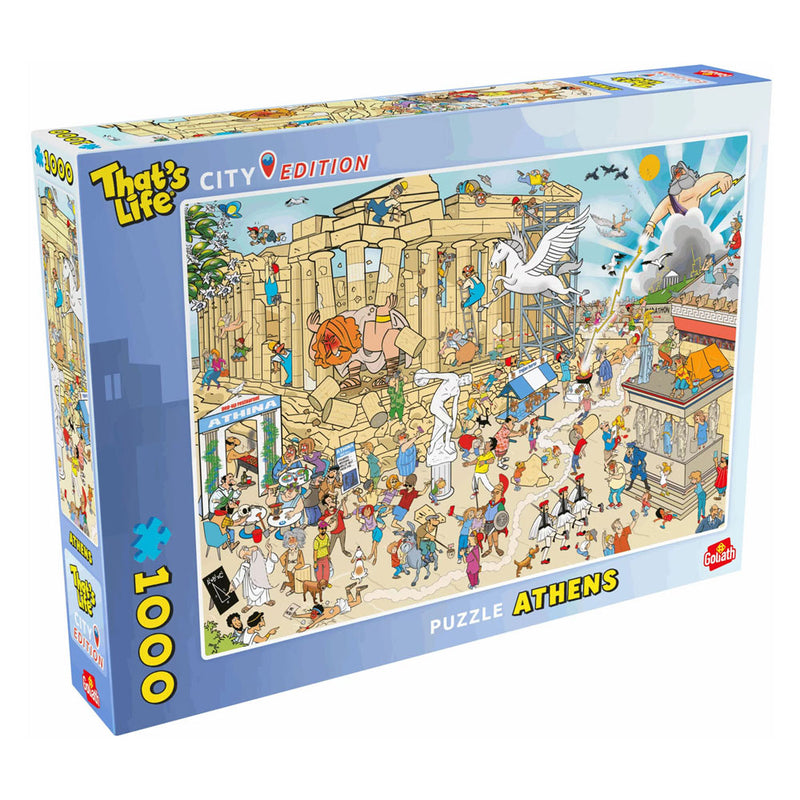 Chargez l'image dans la visionneuse de la galerie, Goliath that's life city edition: athens legpuzzel - 1000st.
