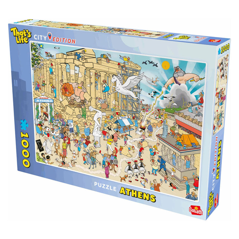 Chargez l'image dans la visionneuse de la galerie, Goliath that's life city edition: athens legpuzzel - 1000st.