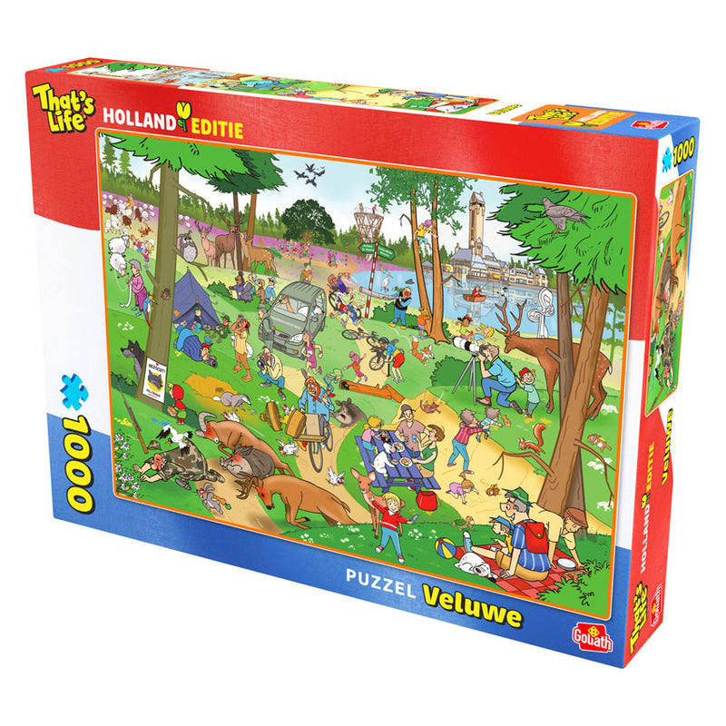 Afbeelding laden in galerijviewer, Goliath that's life hollandse editie: de veluwe legpuzzel - 1000st.