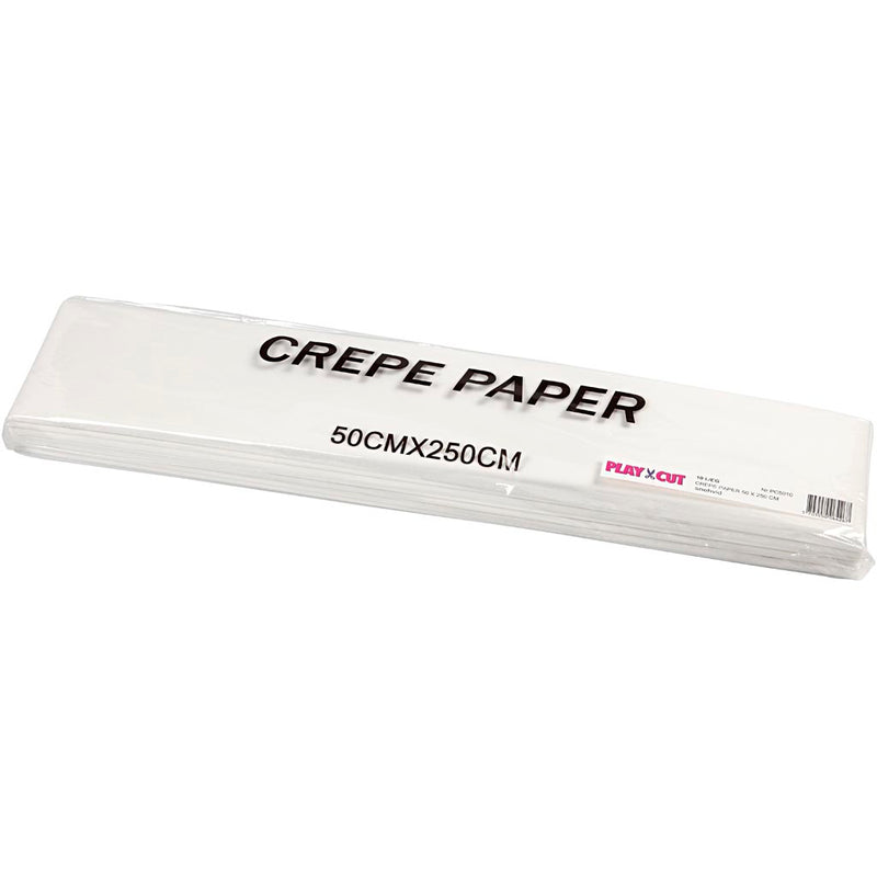 Chargez l'image dans la visionneuse de la galerie, Https: www.cchobby.nl crepepapier-vel-50x250-cm-22-gr-wit-10-vouw-1-doos
