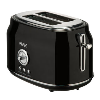 Load image into Gallery viewer, Bourgini broodrooster retro toaster black