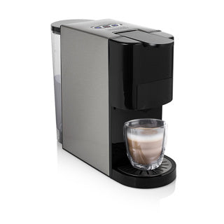 Chargez l'image dans la visionneuse de la galerie, Princess 249451 multi capsule coffee machine 5-in-1 capsule machine (zilver, dolce gusto | e.s.e. | nespresso | lavazza a modo mio | gemalen koffie)