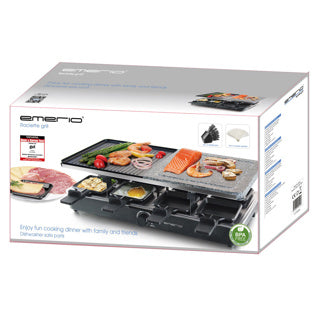 Afbeelding laden in galerijviewer, Emerio raclette 8 pannetjes rg-110035