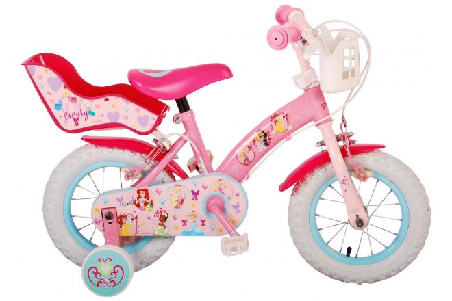 Load image into Gallery viewer, Disney Princess Kinderfiets - Meisjes - 12 inch - Roze - Twee Handremmen