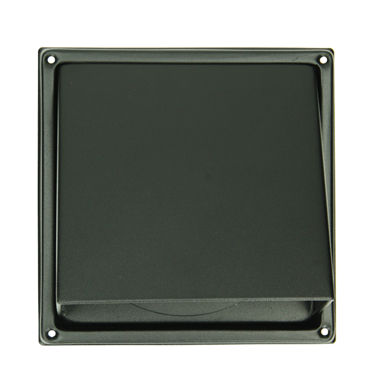 Afbeelding laden in galerijviewer, Renson 1066438 - zwart inox dampkaprooster type 641 ø150mm, opbouw | 2 stuks