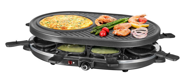 Afbeelding laden in galerijviewer, Daily home raclette grill 8 persoons